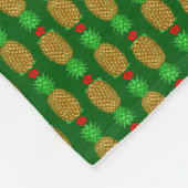 Couverture Polaire Ananas de Noël Tropical Noël chaud Noël Gre (Coin)