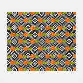 Couverture Polaire Ananas géométriques (Devant (Horizontal))