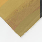 Couverture Polaire Ananas Monogramme jaune et diamant noir (Coin)