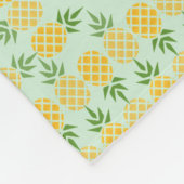 Couverture Polaire Ananas personnalisé (Coin)