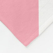 Couverture Polaire Ananas rose et blanc de la poupée (Coin)