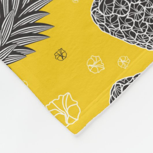 Couverture Polaire Ananas sur l'or (Coin)