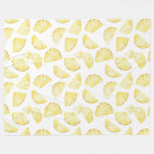 Couverture Polaire Ananas Tropicaux Aloha (Devant (Horizontal))