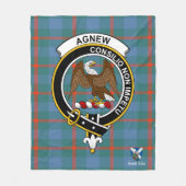 Couverture Polaire Ancien Clan Badge Tartan Plaid (Devant)