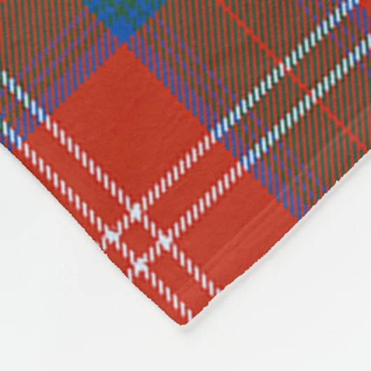 Couverture Polaire Ancien Clan de Chisholm Badge Tartan Plaid (Coin)