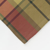Couverture Polaire Ancien clan Patiné de MacMillan Badge Tartan Plaid (Coin)