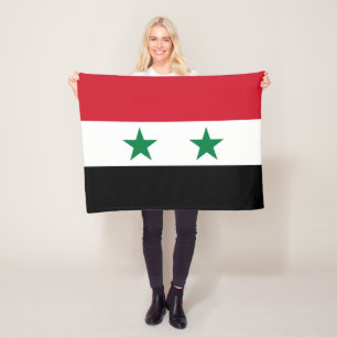 Couverture Polaire Ancien drapeau de Syrie