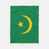Couverture Polaire Ancien drapeau mauritanien (Devant)