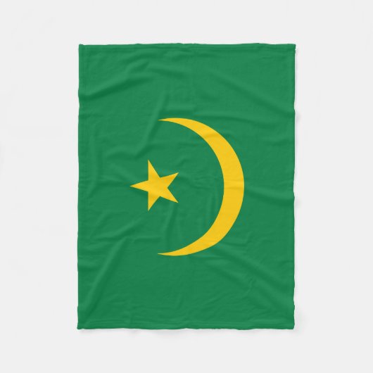 Couverture Polaire Ancien drapeau mauritanien (Devant)