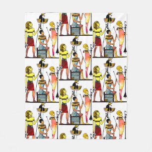 Couverture Polaire Ancien Égypte Pharaons Lavish Ormamentation