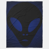 Couverture Polaire Ancien visage Alien - Les gris (Devant)