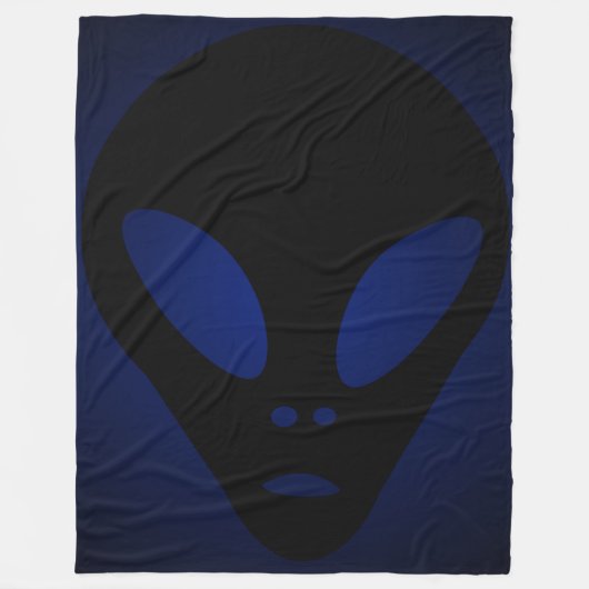 Couverture Polaire Ancien visage Alien - Les gris (Devant)