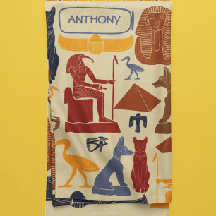 Couverture Polaire Ancienne Egypte Collage de graphismes égyptiens