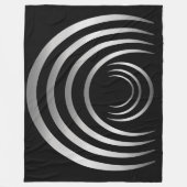 Couverture Polaire Anciens Aliens Argent Crop Circle (Devant)