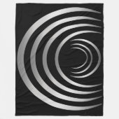 Couverture Polaire Anciens Aliens Argent Crop Circle (Devant)