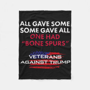 Couverture Polaire Anciens Combattants Anti-Trump Bone Dodger Spurs P