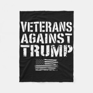 Couverture Polaire Anciens Combattants Contre Trump Anti-Racisme Usa