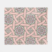 Couverture Polaire Ancient tile ornamental background,seamless patter (Devant (Horizontal))