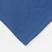 Couverture Polaire Ancre blanche Ajouter un nom Navy (Coin)