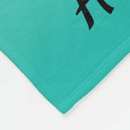 Couverture Polaire Ancre blanche et noire (Coin)