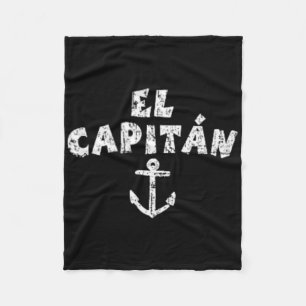 Couverture Polaire Ancre El Capitan (vintage Blanc Gauche) Bateau
