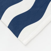 Couverture Polaire Ancre lisse Nautique Personnalisé (Coin)