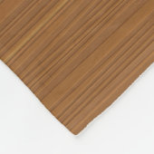 Couverture Polaire Ancre nautique Brown en plis de bois blond (Coin)