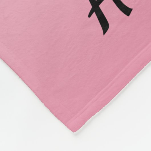 Couverture Polaire Ancre noire et blanche (Coin)