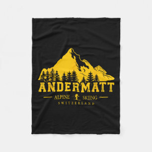 Couverture Polaire Andermatt Suisse Station de ski alpin Ski Swi