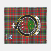 Couverture Polaire Anderson De L'Insigne De Clan D'Arfrein Tartan Pla (Devant (Horizontal))