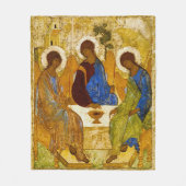 Couverture Polaire Andrei Rublev, icon of the Trinity (Devant)