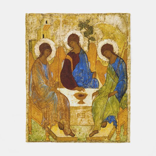 Couverture Polaire Andrei Rublev, icon of the Trinity (Devant)