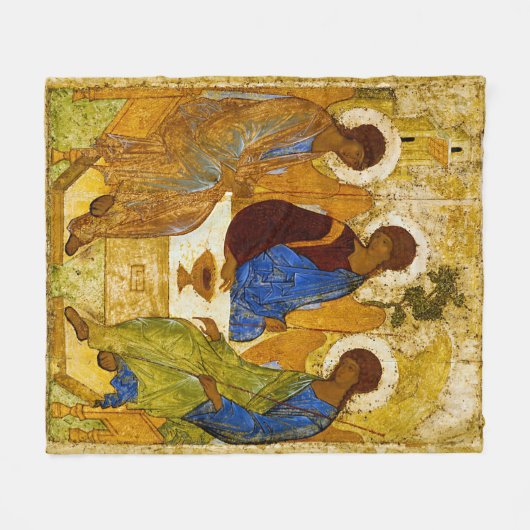 Couverture Polaire Andrei Rublev, icon of the Trinity (Devant (Horizontal))