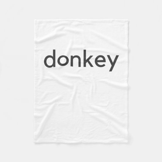 Couverture Polaire âne foncé (Devant)