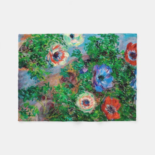 Couverture Polaire Anémone, Monet (Devant (Horizontal))