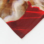 Couverture Polaire Ange couchant Bébé Jésus Noël (Coin)