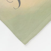 Couverture Polaire Ange de bébé dormant sur le nuage (Coin)