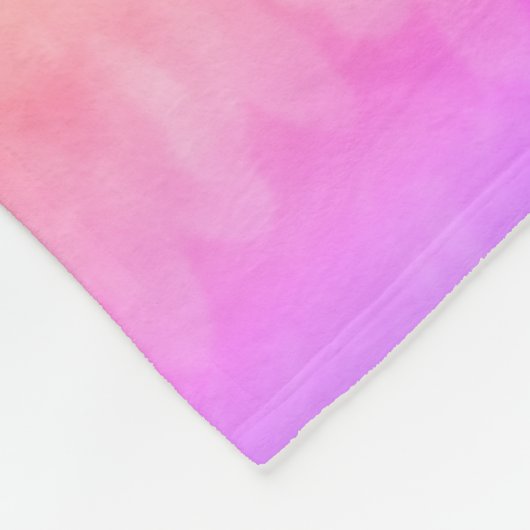 Couverture Polaire Ange du Guardian avec poème en rose (Coin)