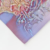 Couverture Polaire Ange gardien avec le pont de croisement d'enfants (Coin)