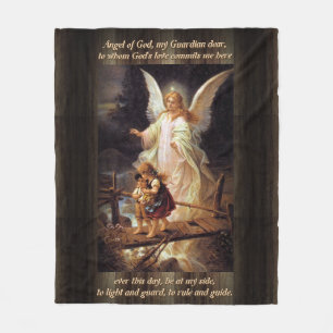 Couverture Polaire Ange vintage