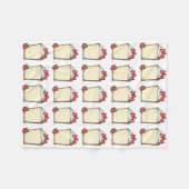 Couverture Polaire Angel Aliments Angelfood Gâteau Tranches Fraises (Devant (Horizontal))