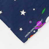 Couverture Polaire Angel Dudes Starry Midnight Fleece Blanche (Coin)