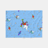 Couverture Polaire Angel Dudes Starry Night Fleece Blanche (Devant (Horizontal))