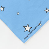 Couverture Polaire Angel Dudes Starry Night Fleece Blanche (Coin)