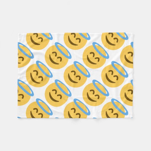 Couverture Polaire Angel Emoji (Devant (Horizontal))