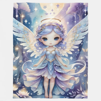 Couverture Polaire Angel Fleece Blanche