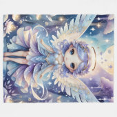 Couverture Polaire Angel Fleece Blanche (Devant (Horizontal))