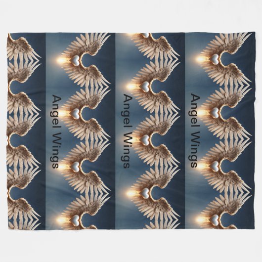 Couverture Polaire Angel Wings (Devant (Horizontal))