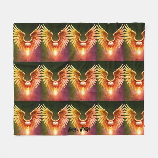 Couverture Polaire Angel Wings (Devant (Horizontal))