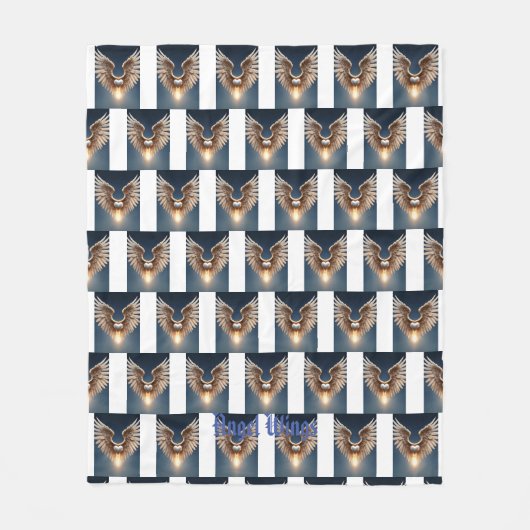 Couverture Polaire Angel Wings Lovely (Devant)